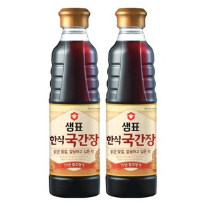 샘표 한식국간장, 500ml, 2개