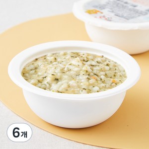 짱죽 중기 9개월 이유식 한우소고기야채죽, 혼합맛(소고기/야채), 200g, 6개