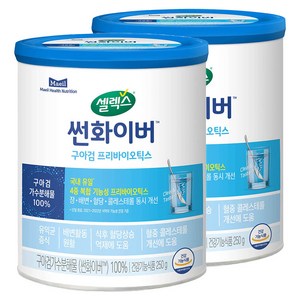 셀렉스 썬화이버 구아검 프리바이오틱스 유산균, 250g, 2개