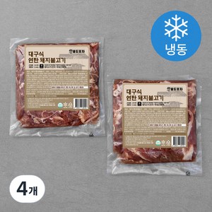 8도포차 대구식 연탄 돼지불고기 (냉동), 300g, 4개