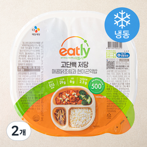 밸런스플랜 고단백 저당 매콤닭조림과 현미곤약밥 (냉동), 346g, 2개