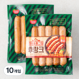 동원에프앤비 동원 캠핑&통그릴 후랑크, 250g, 10개입