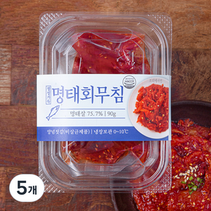 정성가득 명태회무침, 90g, 5개