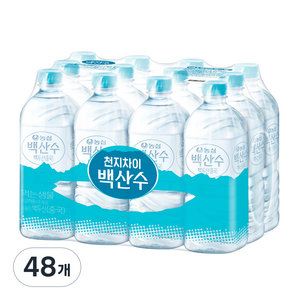 백산수 무라벨, 1L, 48개