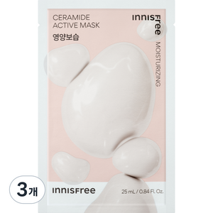 이니스프리 New 세라마이드 액티브 마스크 25ml, 1개입, 3개