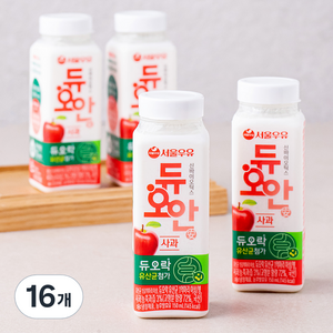 서울우유 듀오안 사과 요구르트, 150ml, 16개