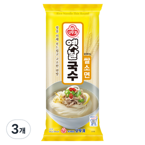 오뚜기 옛날 국수 쌀소면, 500g, 3개