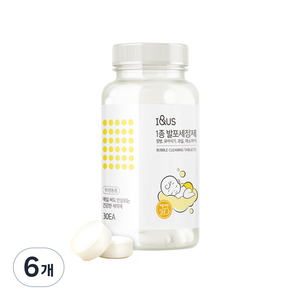 아이앤어스 1종 발포세정제 30p, 120g, 6개