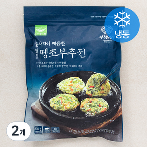 부침명장 사옹원 한입 땡초부추전 (냉동), 510g, 2개