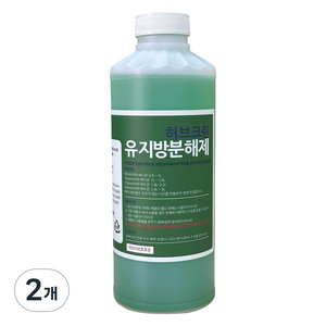 허브크린 유지방분해제, 1L, 2개