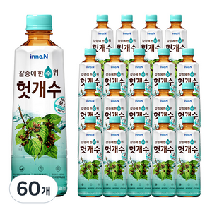 헛개수 차 음료, 500ml, 60개