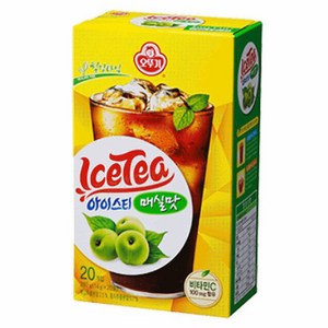 오뚜기 힐링타임 아이스티 매실맛, 14g, 20개입, 1개