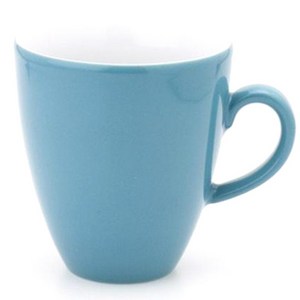 카라 Coffee hight light blue 머그컵, 혼합 색상, 1개