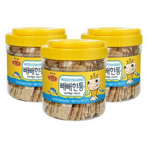 머거본 빼빼한통 오리지널맛 어포스낵, 120g, 3개