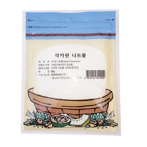 청은 삭카린 나트륨, 60g, 1개