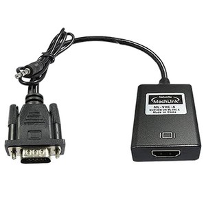 마하링크 VGA to HDMI Adapte, 1개, 15cm