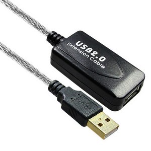 마하링크 USB 2.0 연장 리피터 무전원 케이블, 1개, 5m