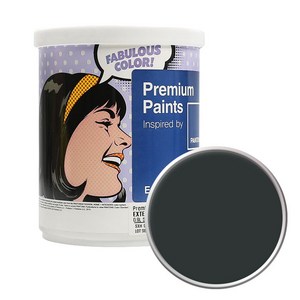 PANTONE 외부용 실외페인트, 194305PirateBlack, 1L, 1개