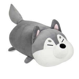 메세 모찌인형 강아지 허스키 쿠션, 50cm, 혼합 색상, 1개