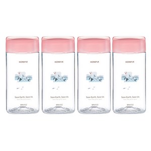 코멕스 스퀘어보틀 4p, 북극곰(핑크), 430ml