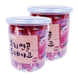 뉴트리오 스테이크 반려견 간식, 오리연골맛, 300g, 2개