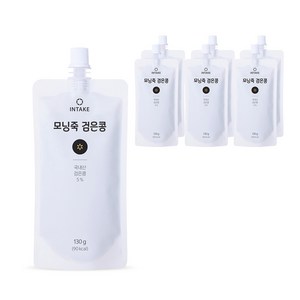 인테이크 모닝죽 검은콩 즉석죽, 130g, 7개