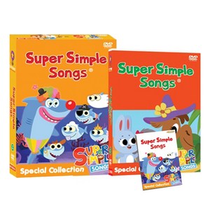 NEW Super Simple Songs 스페셜Collection DVD + 오디오CD 8종세트 가사집포함