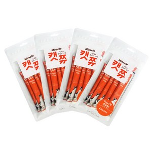 Miacle 캣쮸 고양이 간식 65g, 치킨, 13g, 4개