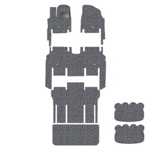포시즌 대형 승합자동차 코일카매트, 더뉴/올뉴카니발(9인승), 그래이