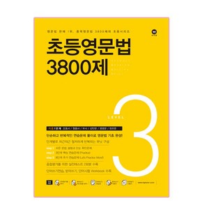 초등영문법 3800제 3, level 3, 마더텅