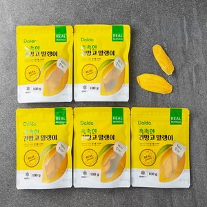 매홍 촉촉한 건망고 슬라이스, 100g, 5봉