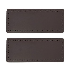 인조가죽 가방바닥 직사각형 23 x 9 cm, 브라운, 1개