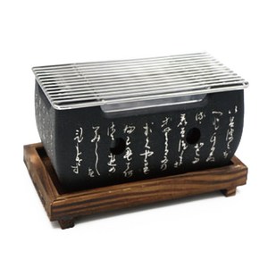 직사각 일본식 화로대, 24 x 14 x 10 cm, 1개