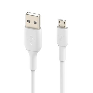 벨킨 마이크로 5핀 USB 충전 케이블 CAB005bt1M 1m, 화이트, 1개, 1m