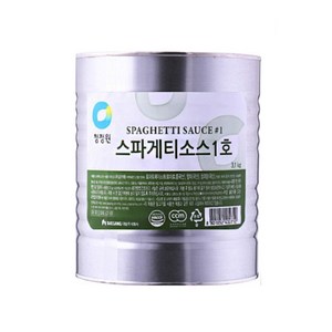 청정원 스파게티소스 1호, 3.1kg, 1개