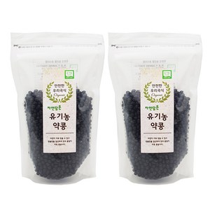 푸른들판 유기농 약콩, 500g, 2개