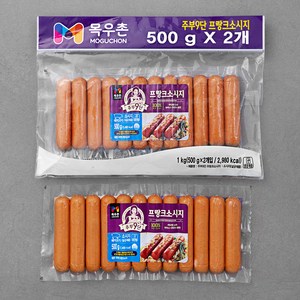 목우촌 주부9단 프랑크 소시지, 500g, 2개