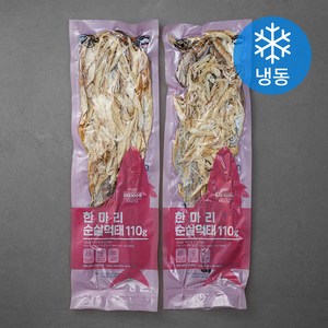 푸딩팩토리 한마리 순살먹태 (냉동), 110g, 2개