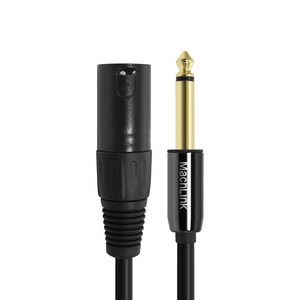 마하링크 XLR 캐논 TO 5.5/6.3 모노 마이크 케이블 15m, ML-X6M150 (15m), 혼합색상