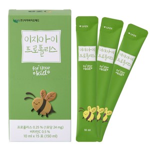 이지바이오메드 이지아이 프로폴리스, 10ml, 15개