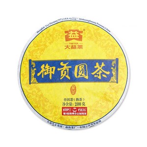 대익차 보이차 어공원차 숙차, 200g, 1개입, 1개