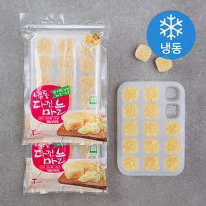 우리땅 웰팜넷 유기가공식품 인증 다진마늘 (냉동), 180g, 3개