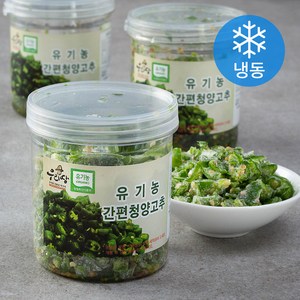 우리땅 유기농 인증 간편 청양고추 (냉동), 120g, 3개