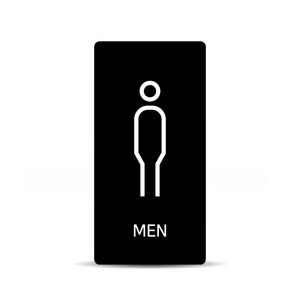 디자인콤마 화장실 표시 안내판, MEN, 1개