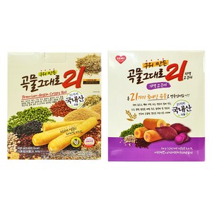 구워만든 곡물그대로21 오리지널 + 자색고구마 세트, 900g, 1세트