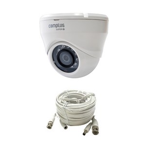 캠플러스 CCTV 돔카메라 200만화소 + 고급 동축 케이블, CPD-201, 1개