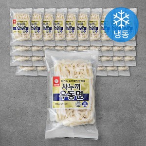 천일식품 사누끼 우동면 (냉동), 230g, 40개