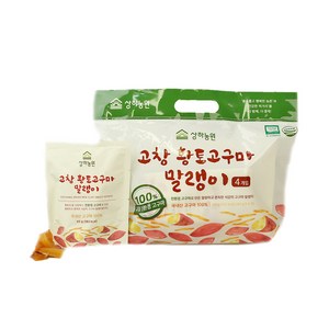 상하농원 고창 황토고구마 말랭이, 60g, 4개