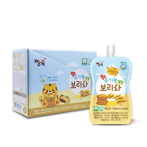 짱죽 순한 유기농 쌀눈 보리차 120ml x 10p, 보리차맛, 1.2L, 1개