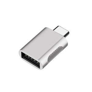 라온 C타입 USB3.0 논슬립 OTG젠더, Silver, 1개